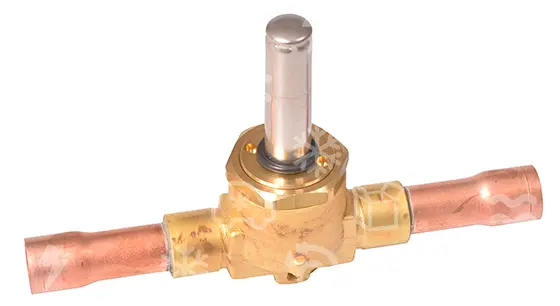 ventil solenoid Castel, NC, pájecí 12  mm ODS, bez cívky 1068N/M12S, A1, A2L, A3